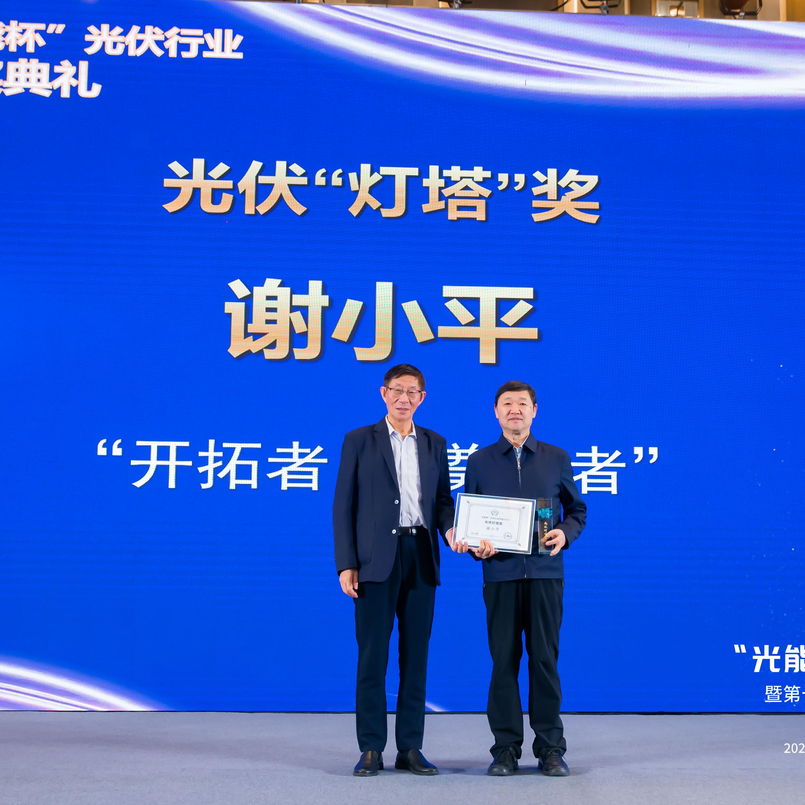 2022年度大奖之光伏灯塔奖国家电投集团专家委专家谢小平
